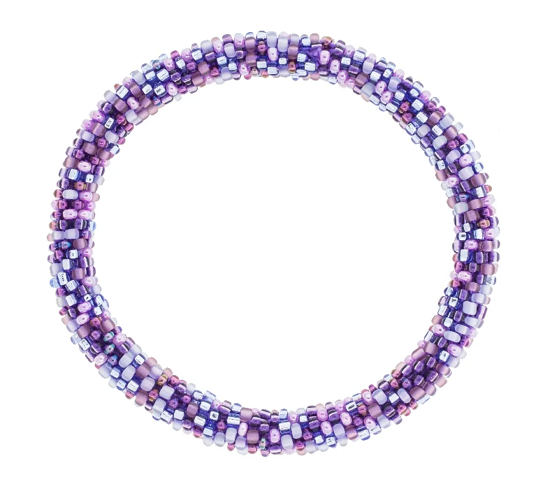 8 inch Roll-On® Bracelet <br> Amethyst Speckled