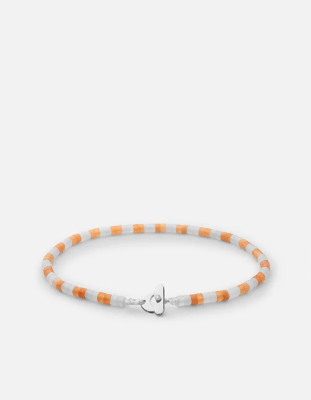 Kai Light Carnelian Bracelet, Sterling Silver