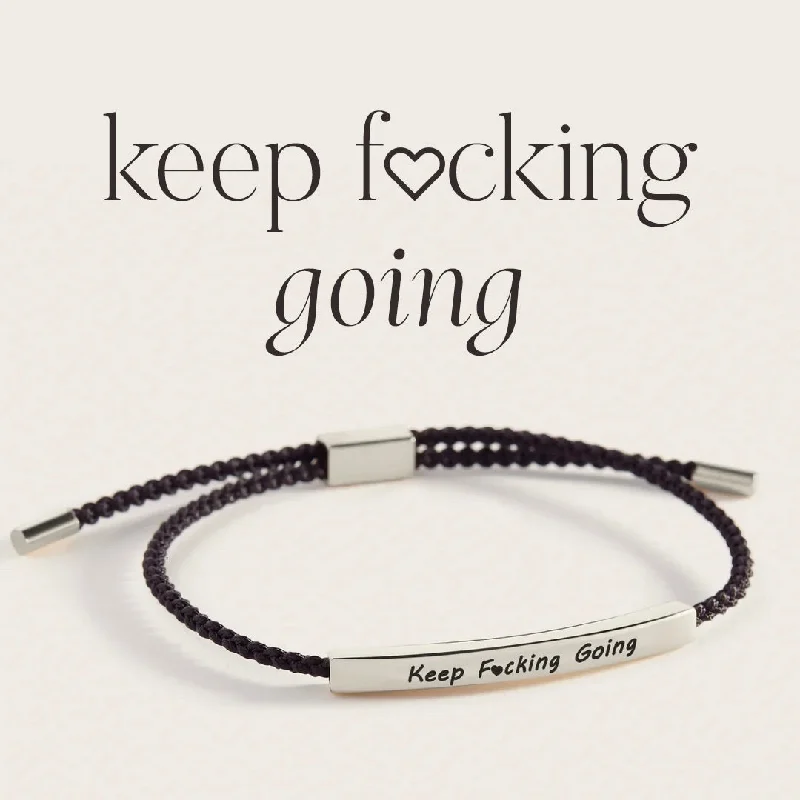 Keep F♥cking Going Inspire Bracelet