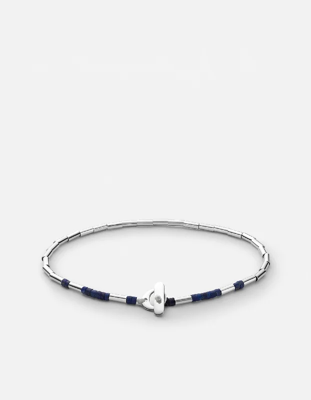 Lani Lapis Bracelet, Sterling Silver