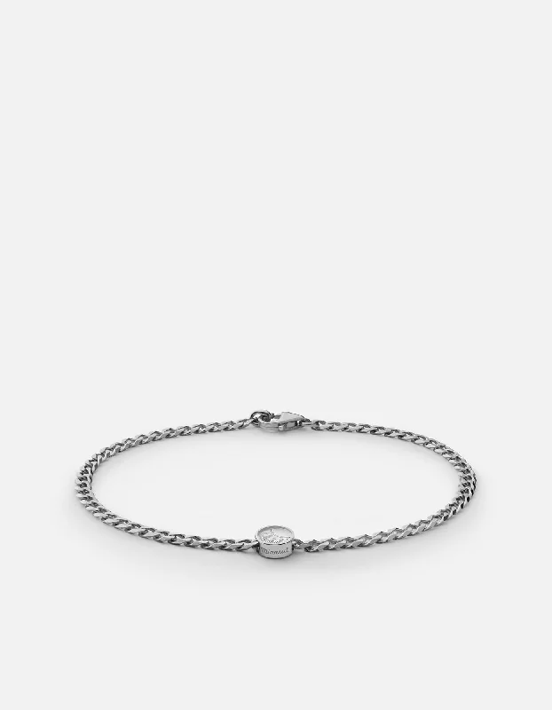 Meridian Chain Bracelet, Sterling Silver