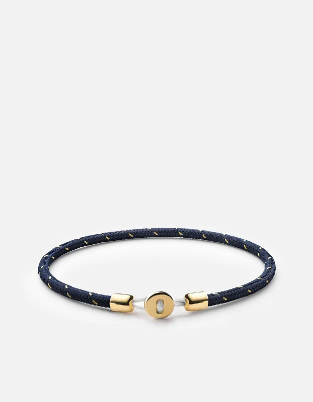 Nexus Rope Bracelet, Gold Vermeil