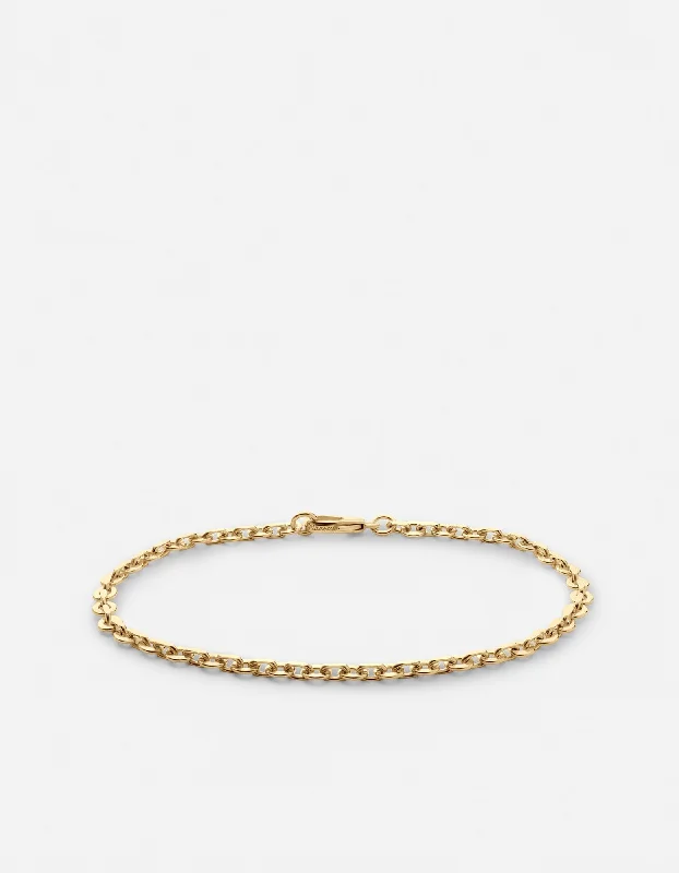 Rio Chain Bracelet, Gold Vermeil