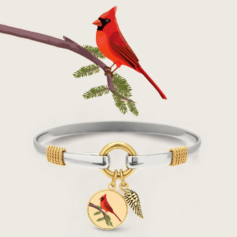 Cardinal - Two-Tone Custom Charm Bracelet