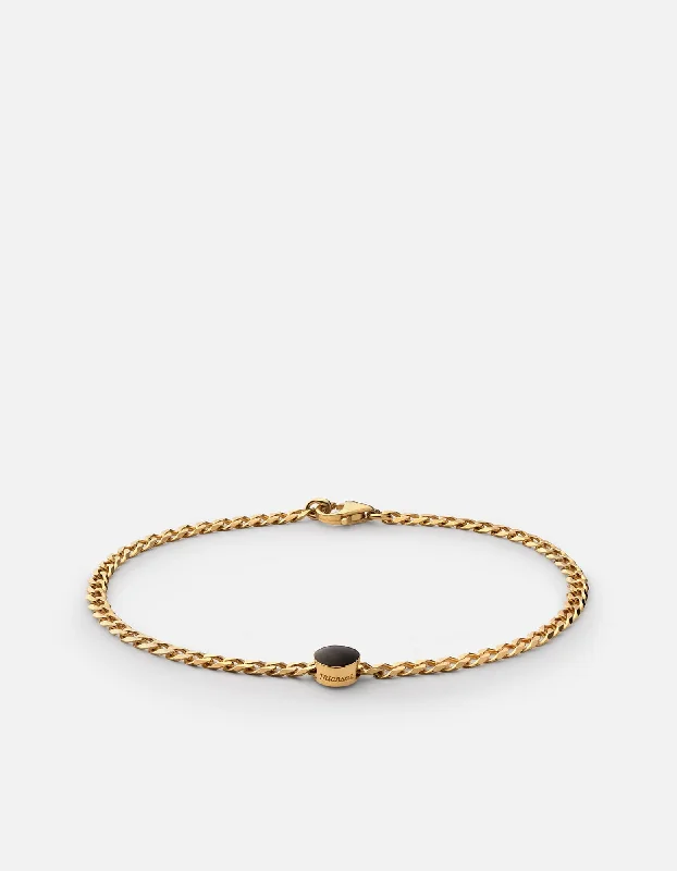 Volcan Type Chain Bracelet, Gold Vermeil