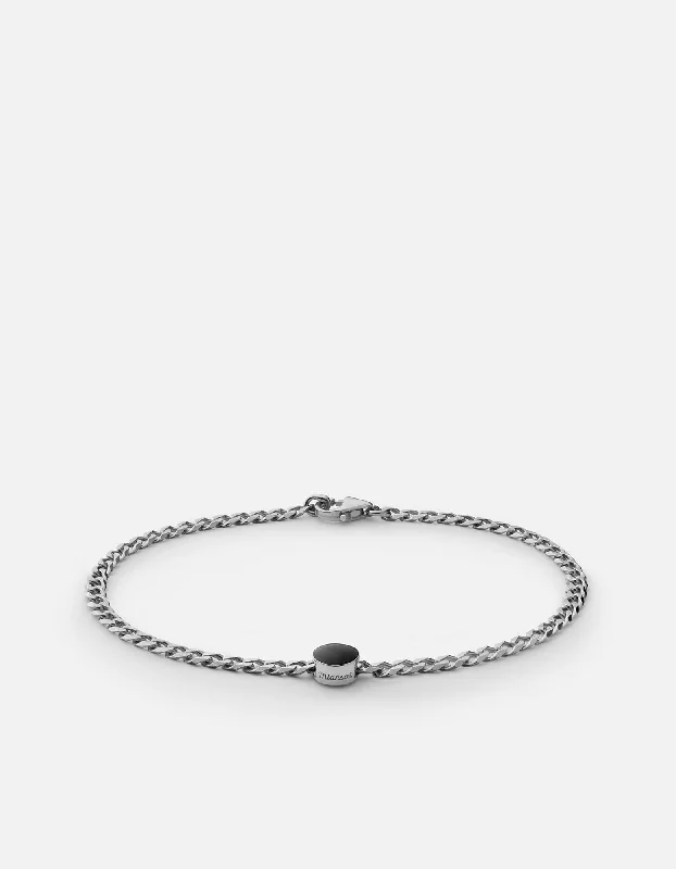 Volcan Type Chain Bracelet, Sterling Silver