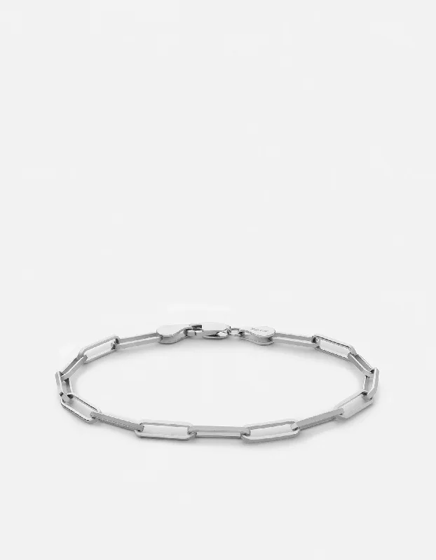 Volt Link Bracelet, Sterling Silver