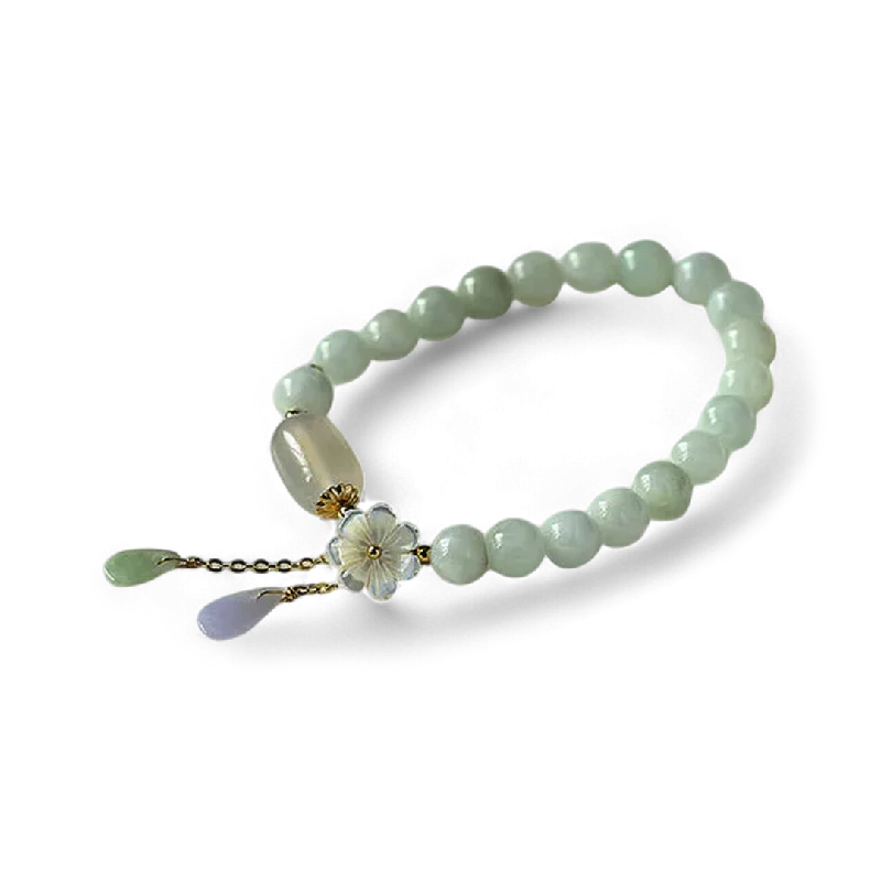 White Jade Luck Bracelet