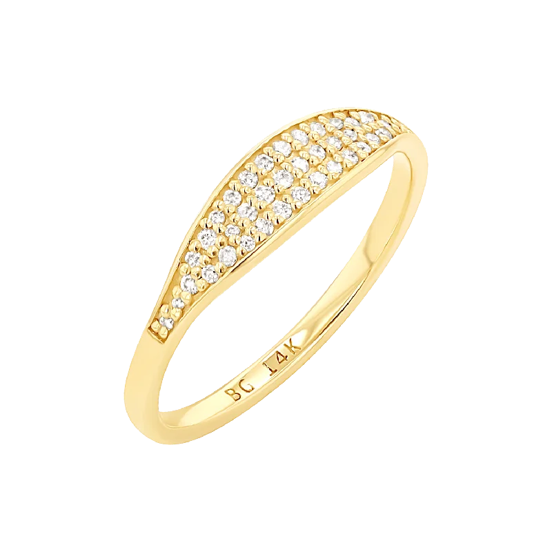 Tapered Diamond Stacking Band