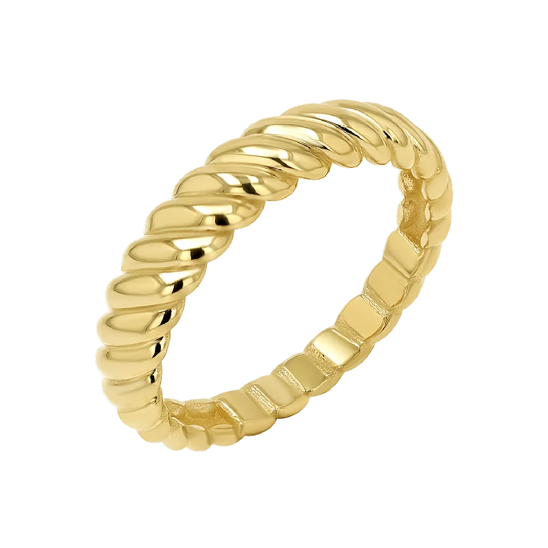 Wide Twist Ring