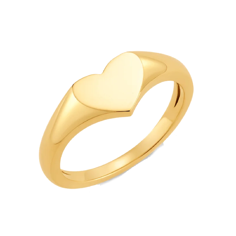 Heart Signet Ring