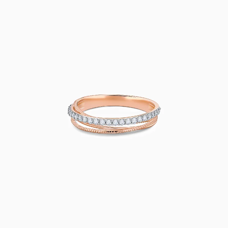 Rose Gold Luminosity Diamond Ring