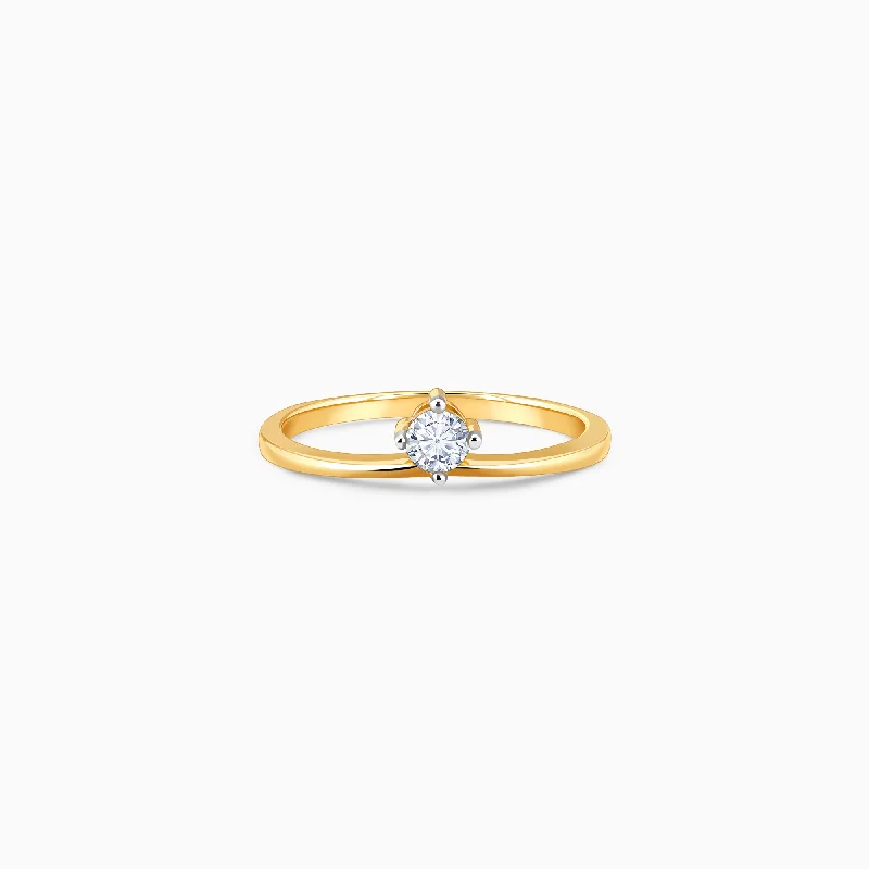 Gold Classico Diamond Ring