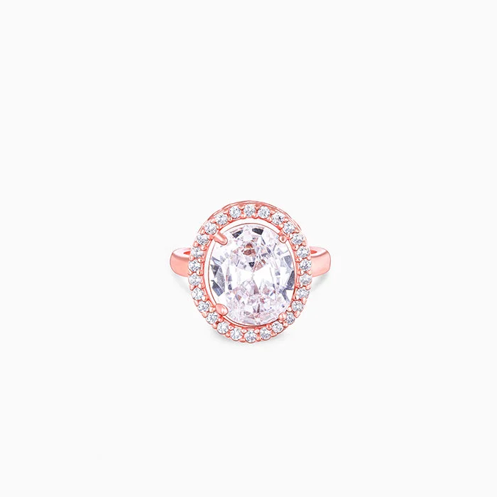 Anushka Sharma Rose Gold Solitaire Ring