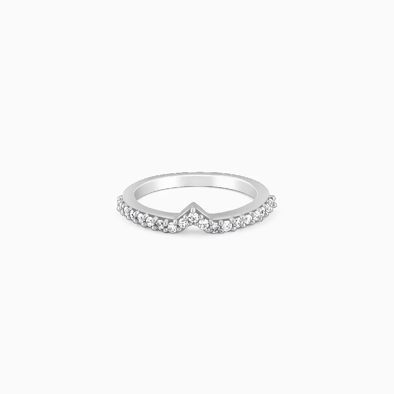 Silver Cupid Arrow Ring