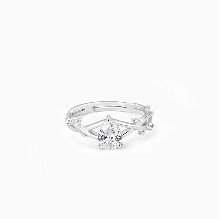 Silver Lost in Love Ring