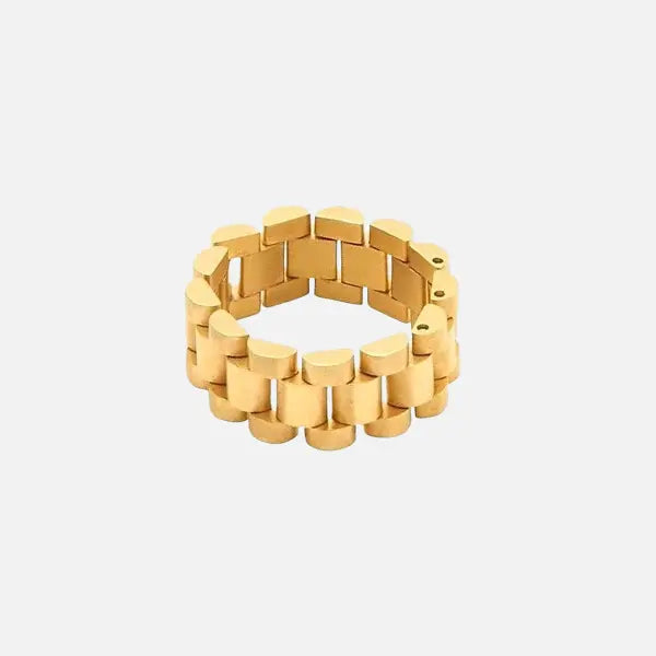 "MONTRE" LINK RING - GOLD