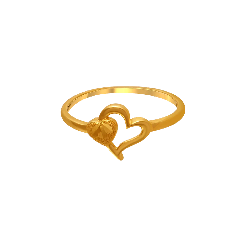 14k Hearty Gold Rings From Amazea Collection