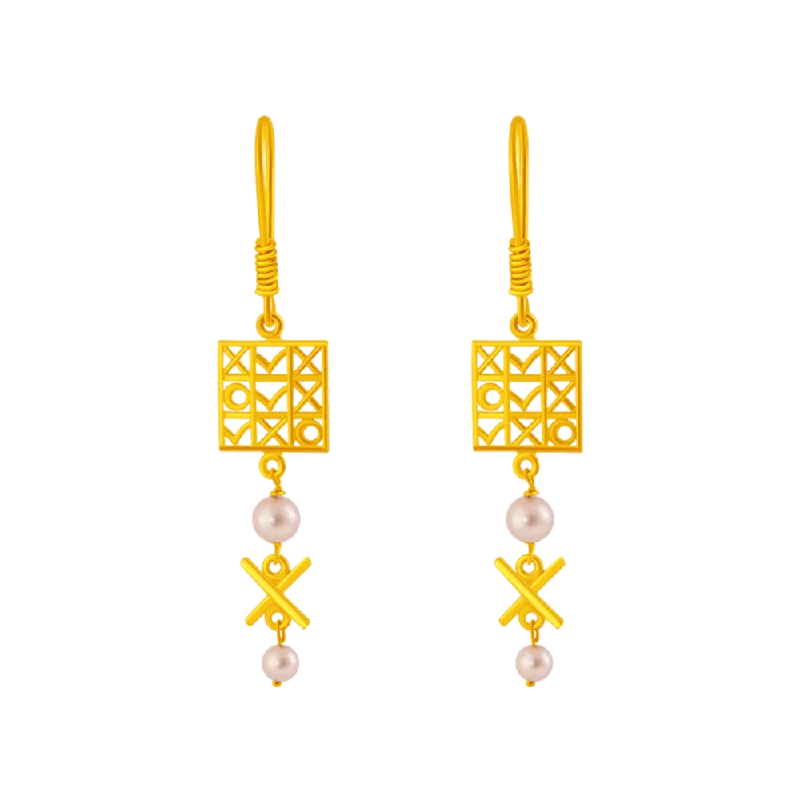 14KT (585) Yellow Gold Clip-on Earrings For Women