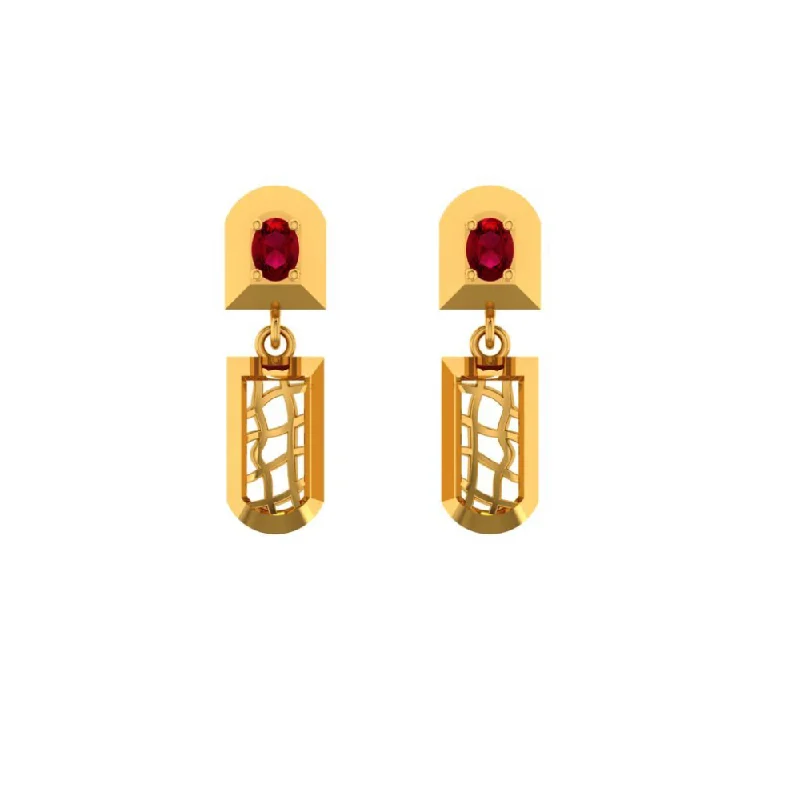 14KT (585) Yellow Gold Earrings For Women