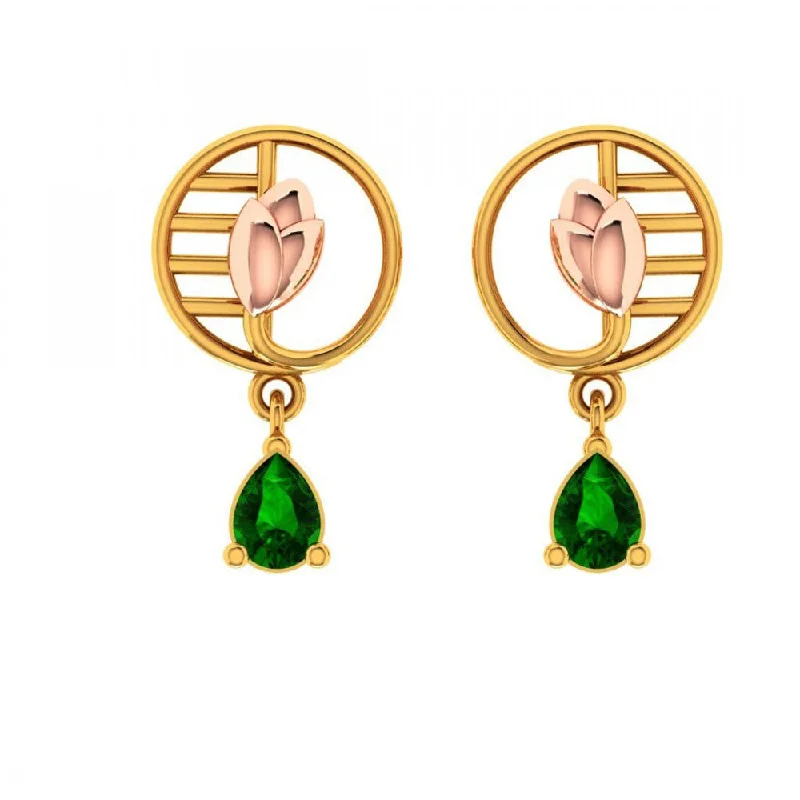 14KT (585) Yellow Gold Earrings For Women