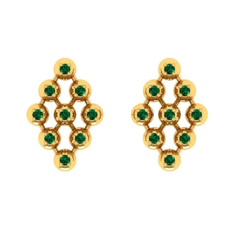 14KT (585) Yellow Gold Earrings For Women