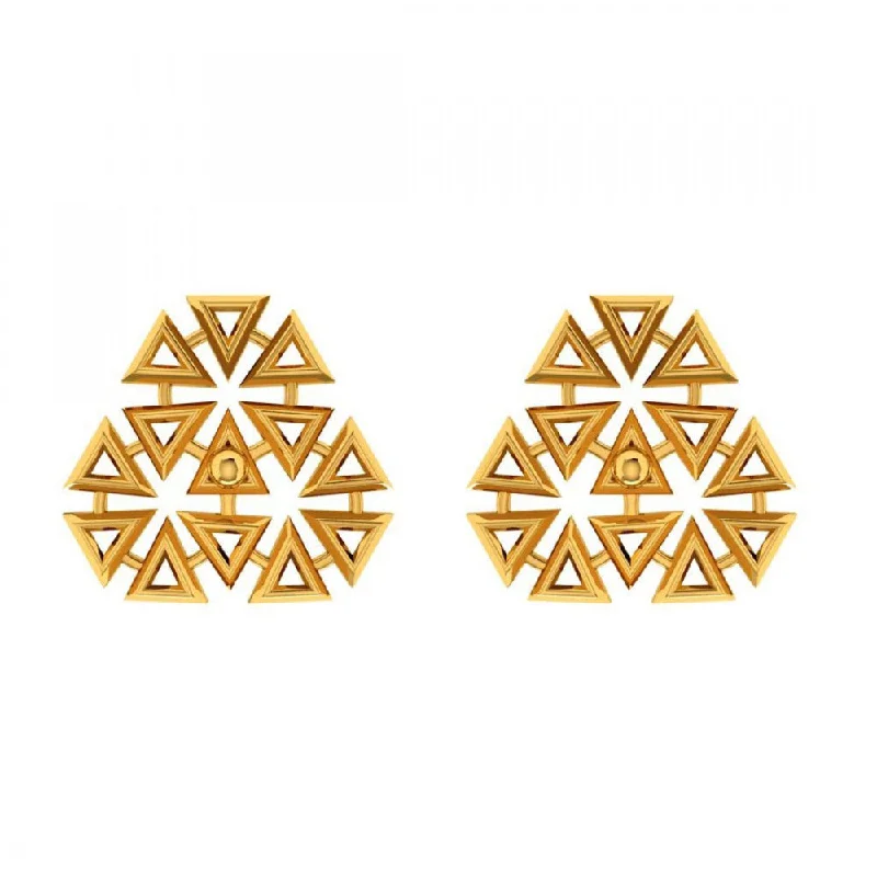 14KT (585) Yellow Gold Earrings For Women