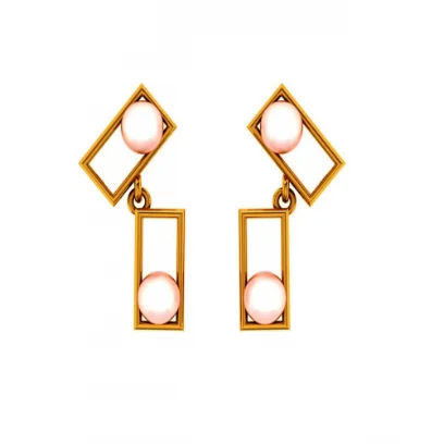 14KT (585) Yellow Gold Earrings For Women