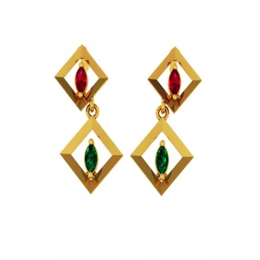 14KT (585) Yellow Gold Earrings For Women