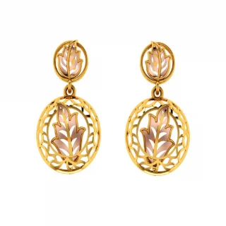 14KT (585) Yellow Gold Earrings For Women