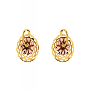 14KT (585) Yellow Gold Earrings For Women