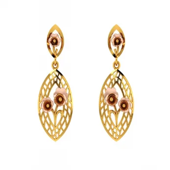 14KT (585) Yellow Gold Earrings For Women