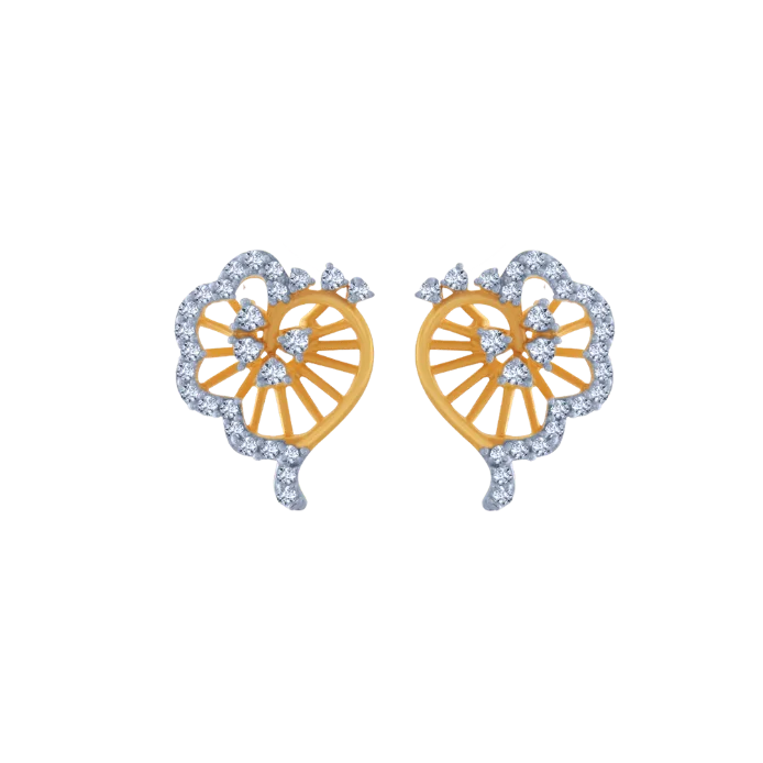 14KT (585) Yellow Gold  Earrings For Women