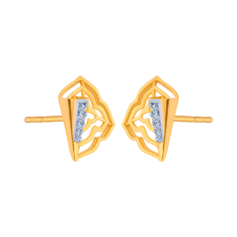 14KT (585) Yellow Gold Earrings For Women