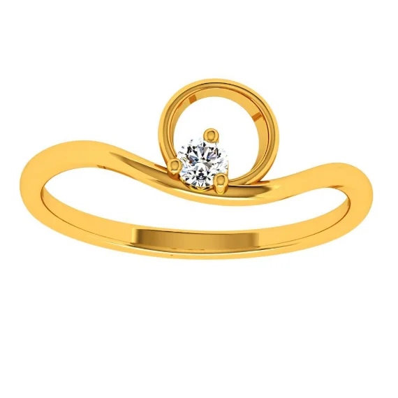 14KT (585) Yellow Gold Ring For Women