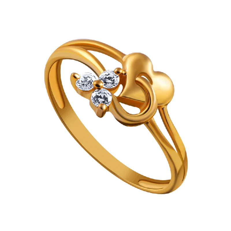 14KT (585) Yellow Gold Ring For Women