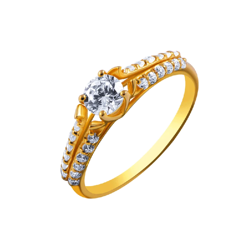 14KT (585) Yellow Gold Ring For Women