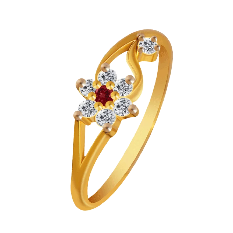 14KT (585) Yellow Gold Ring For Women