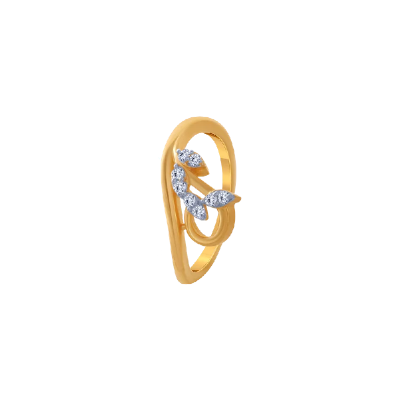 14KT (585) Yellow Gold Ring For Women