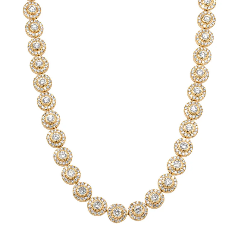 18ct Yellow Gold 11.77ct Diamond Isla Necklace