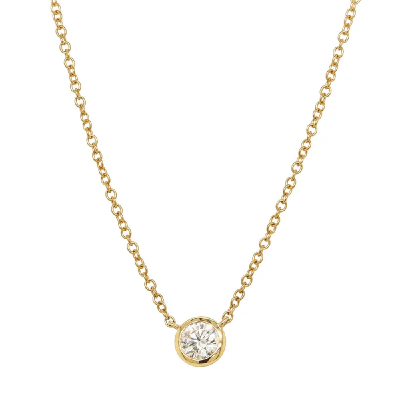 18ct Yellow Gold .30ct Diamond Natalia Pendant