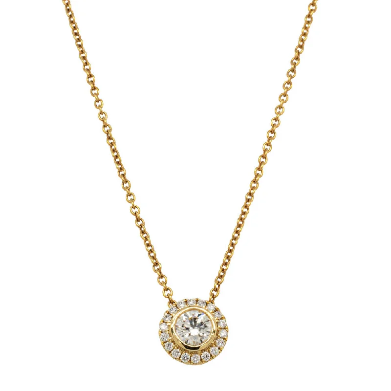 18ct Yellow Gold .31ct Diamond Isla Pendant