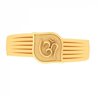 22k  Om Sign Gold Ring From Mugdhaa Collection