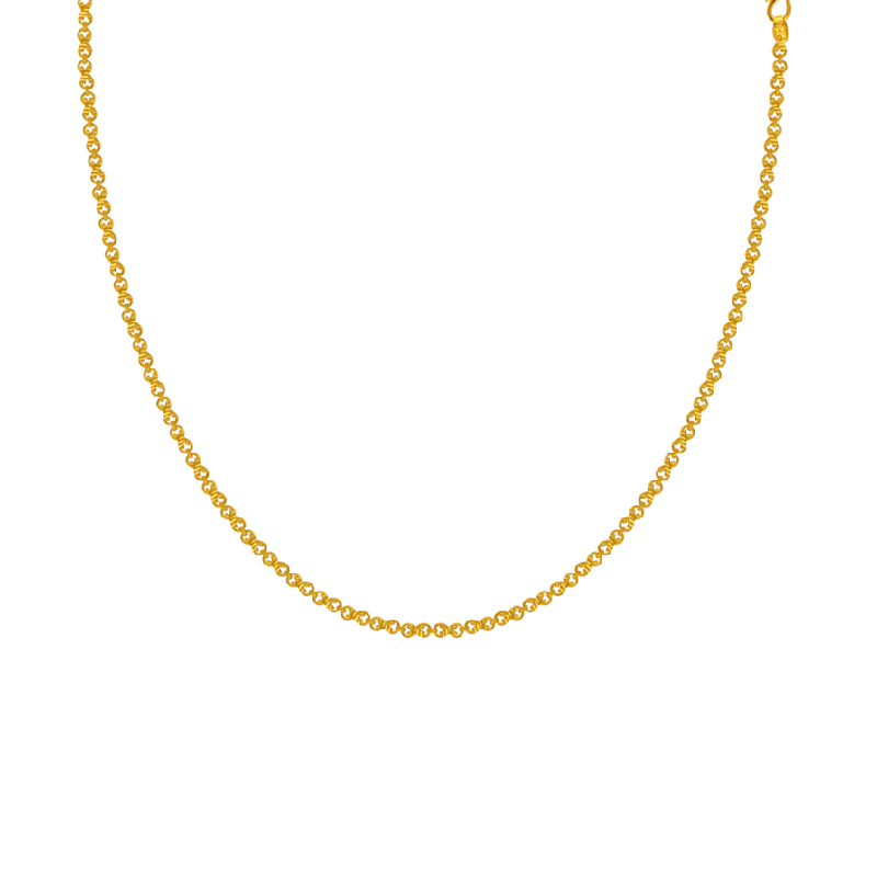 22KT (916) Yellow Gold Chain For Women