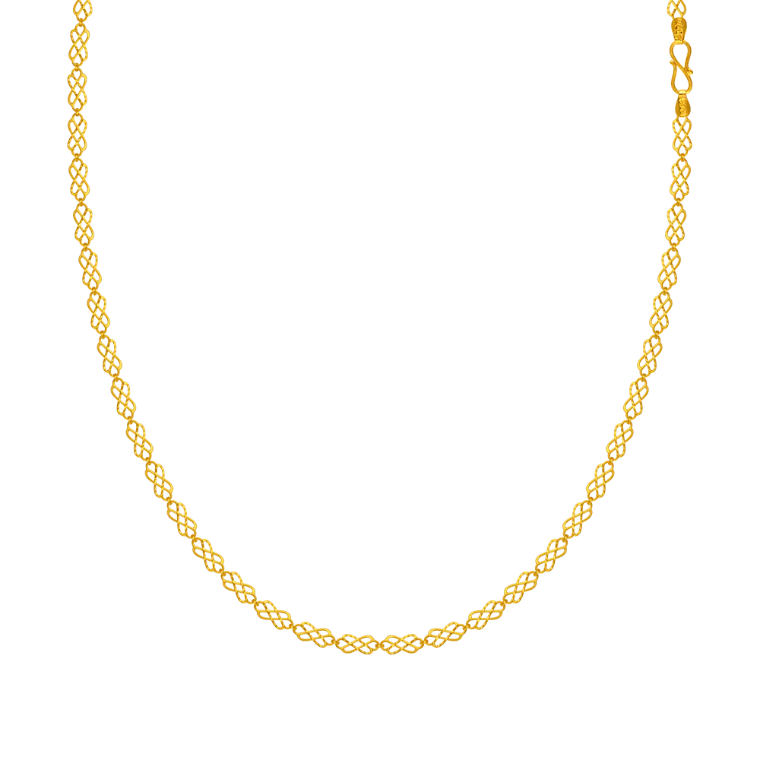 22KT (916) Yellow Gold Chain For Women