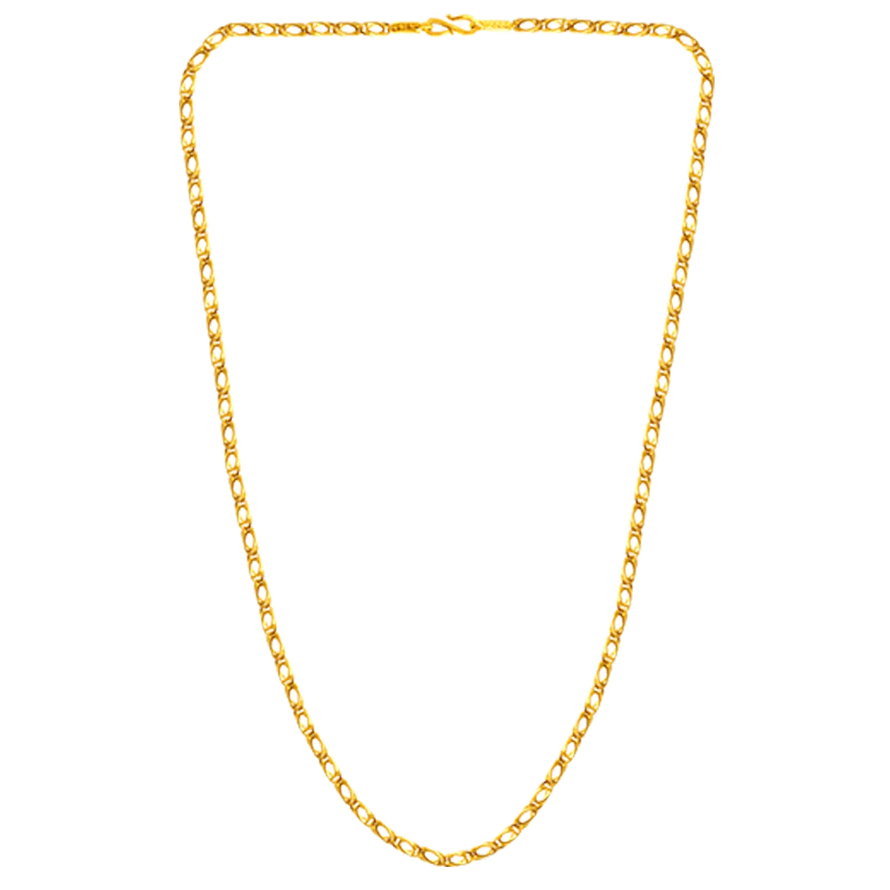 22KT Yellow Gold Chain For Women