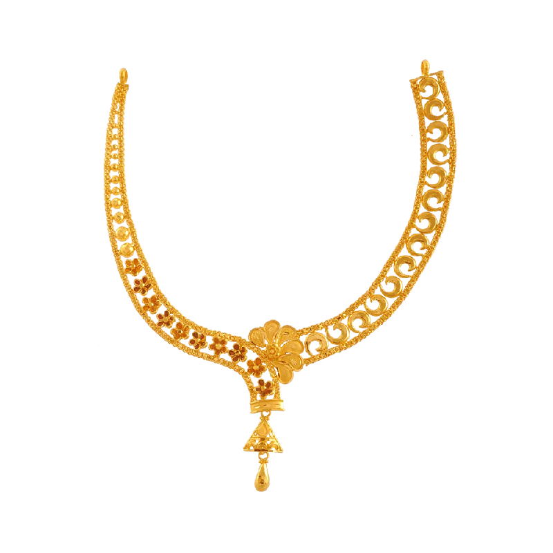 22KT Yellow Gold Necklace For Women