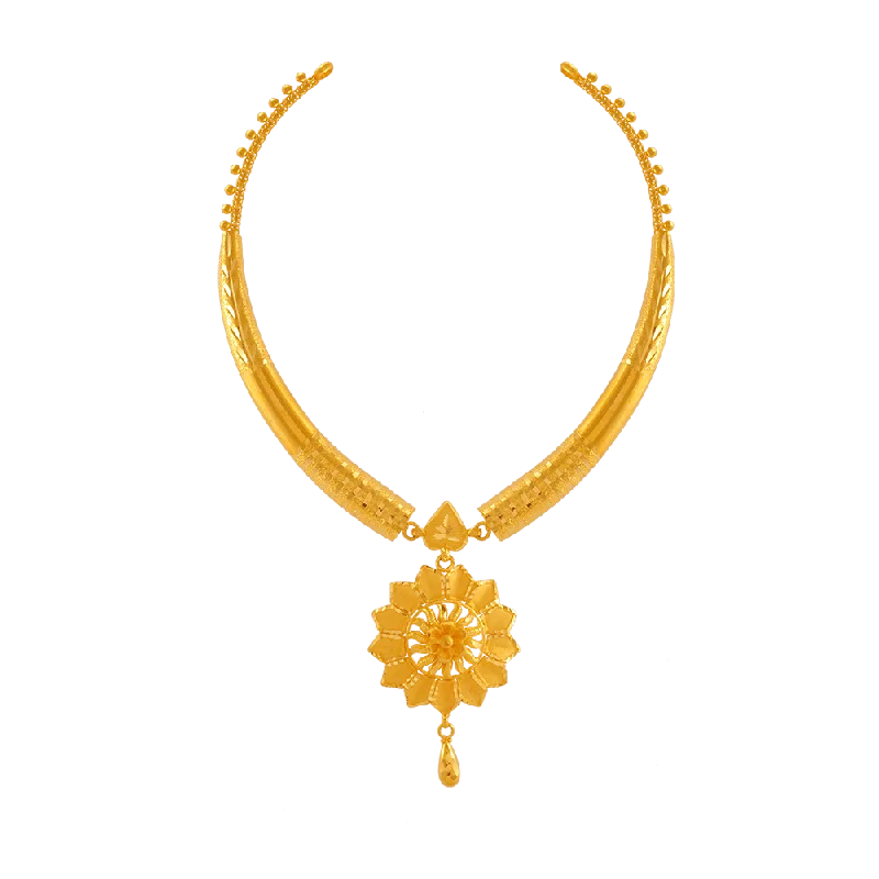 22KT Yellow Gold Necklace For Women