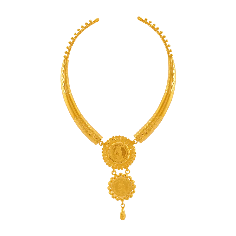 22KT Yellow Gold Necklace For Women