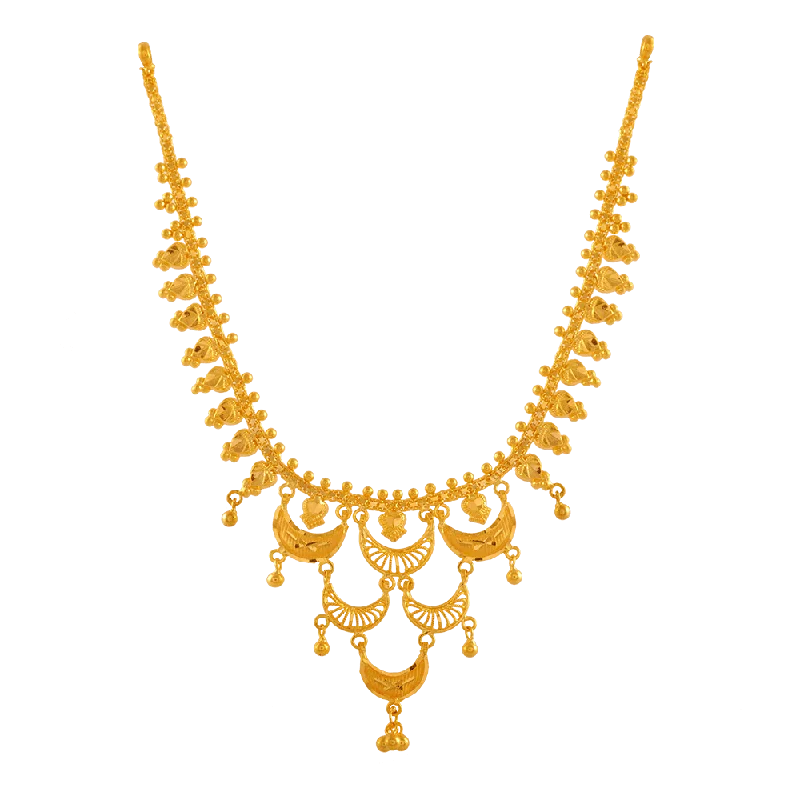 22KT Yellow Gold Necklace For Women